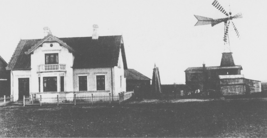 Bolig og Savværk med mølle (Peder Jacobsen) år 1914 – Hedenstedvej 15
